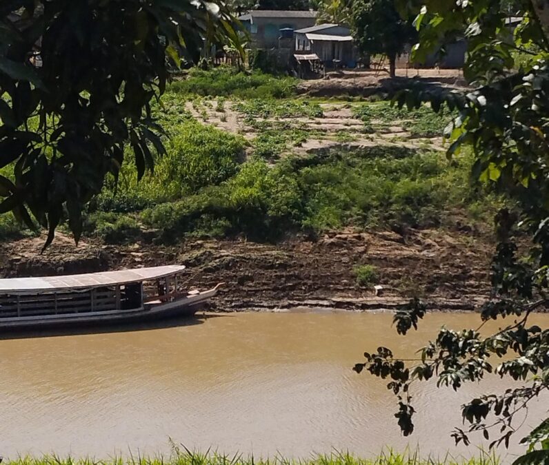 Nível do Rio Iaco em Sena Madureira preocupa Defesa Civil com aproximação da estiagem