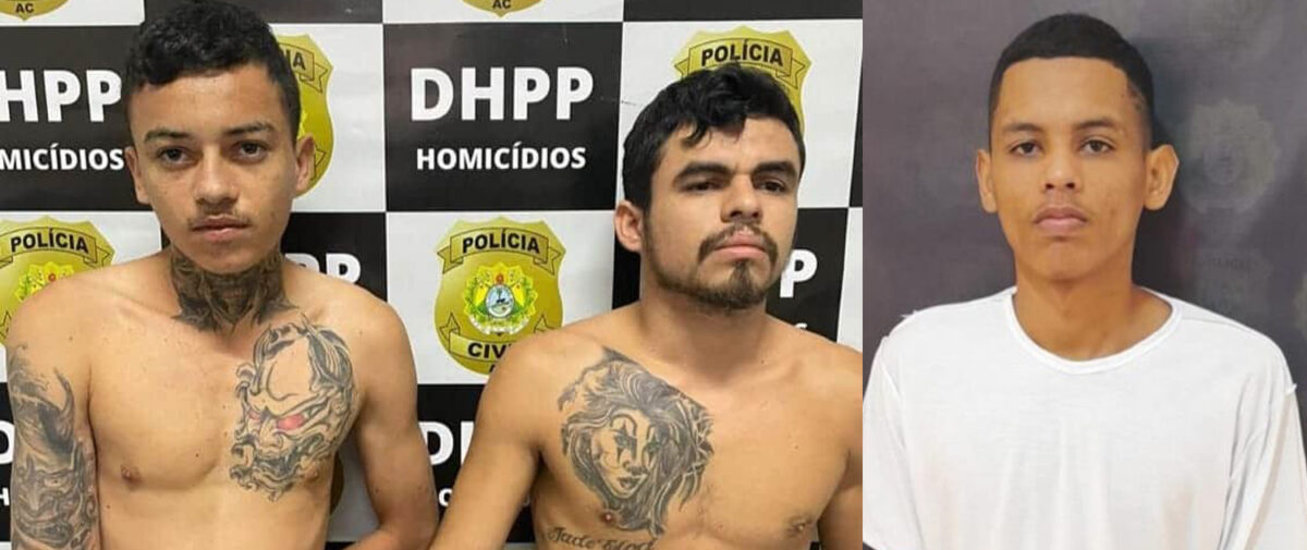 Trio de presidiários é condenado a mais de 117 anos de prisão por assassinato em Rio Branco