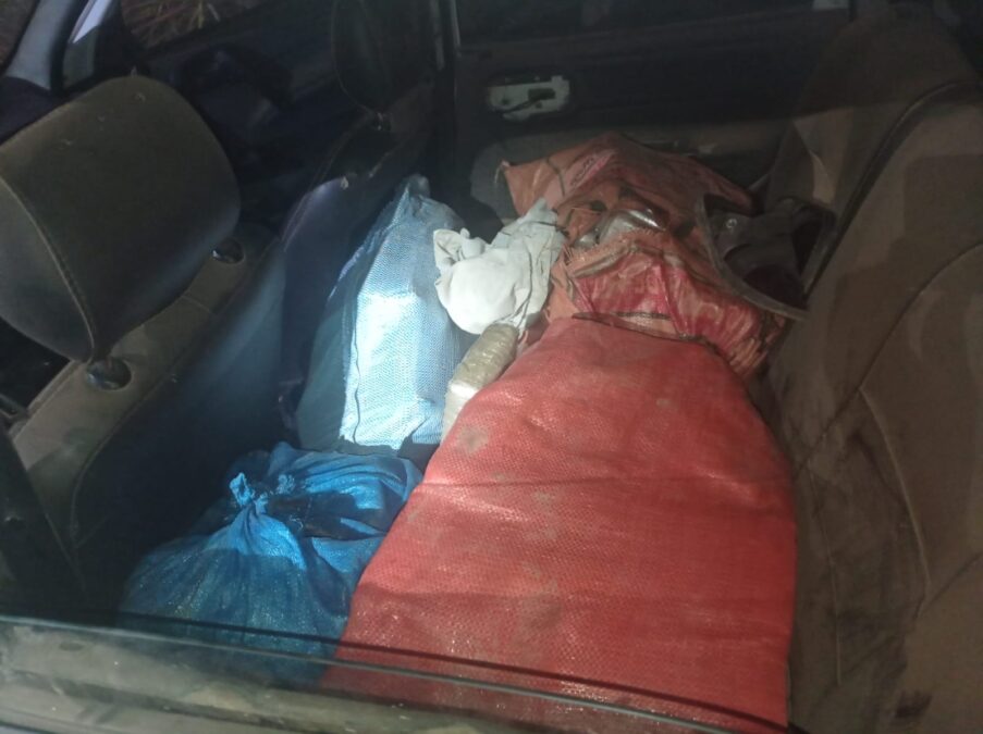 Polícia Militar apreende 116 kg de maconha em Plácido de Castro