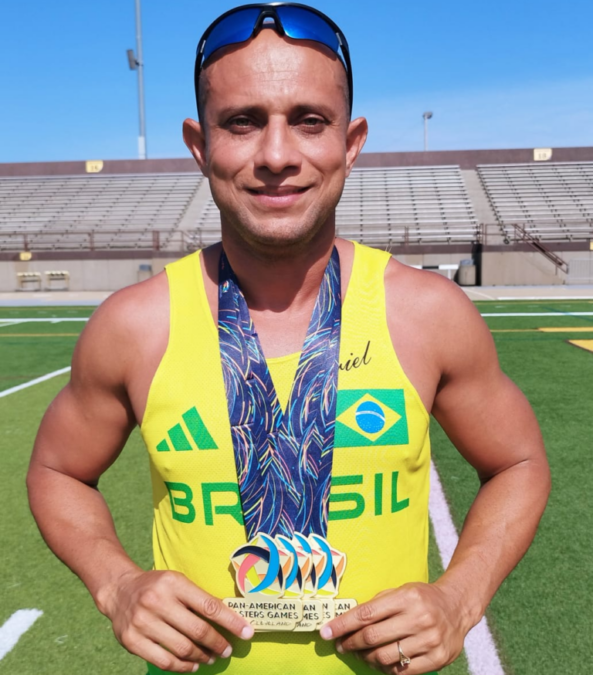 Policial civil do Acre conquista quatro medalhas de ouro nos Jogos Pan-Americano Master 2024