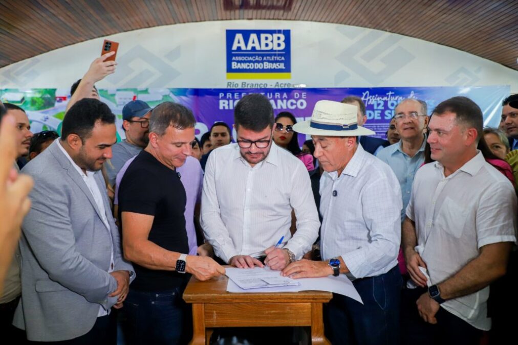 Governador Gladson Cameli apoia Prefeitura de Rio Branco no lançamento de pacote de obras de R$ 50 milhões que inclui o viaduto da AABB