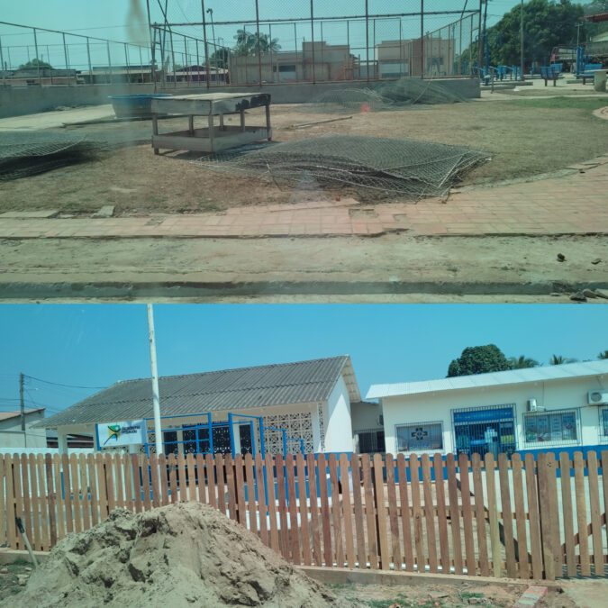 SENA: Reformas de Praça e Posto de Saúde do Ana Vieira não têm placas com valores e origem dos recursos