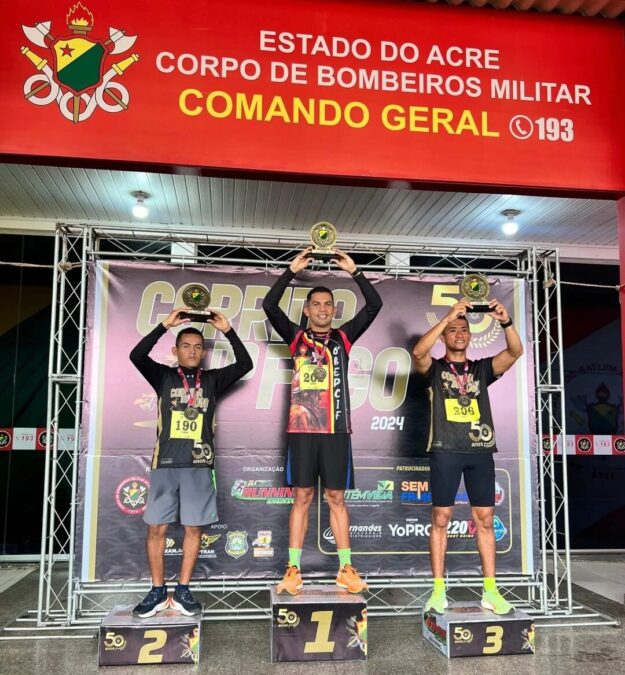 Militares do 6º batalhão de Sena Madureira conquistam pódio na Corrida do Fogo em Rio Branco