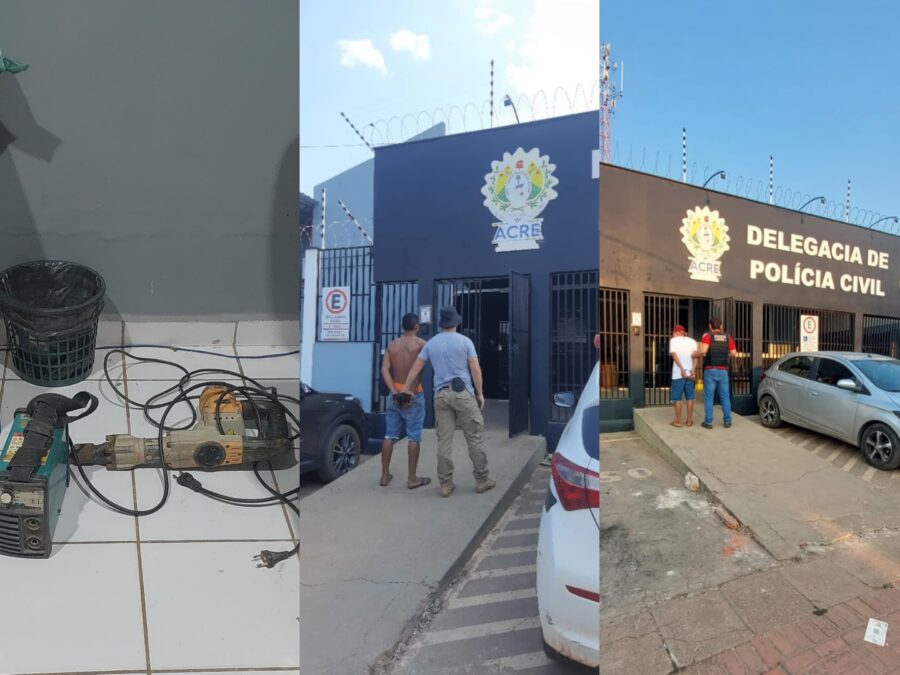 Três pessoas presas e itens recuperados em operação contra roubo em Senador Guiomard