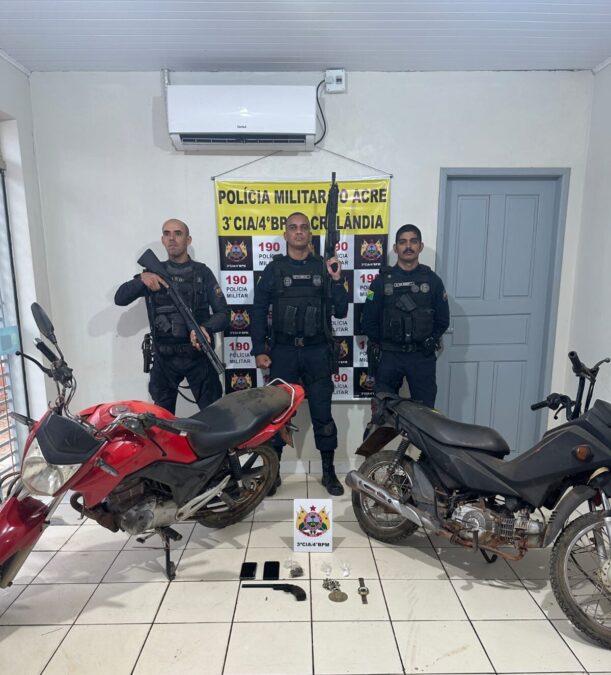 Homem é preso por tráfico de drogas, posse ilegal de arma de fogo, receptação e cárcere privado