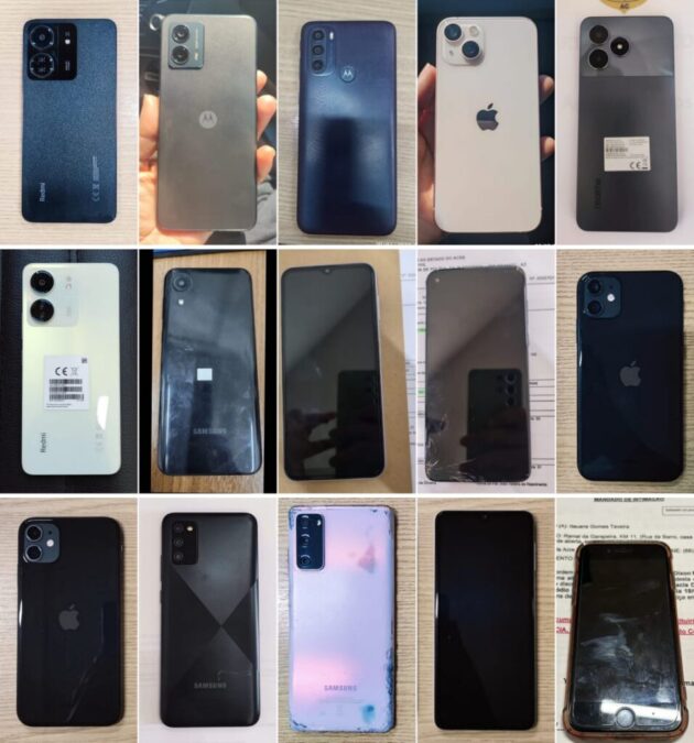 Polícia Civil do Acre apreende 15 celulares roubados e alerta sobre receptação