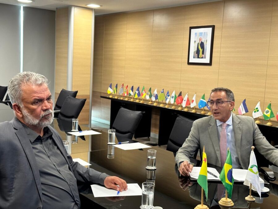 Em Brasília, senador Petecão mobiliza Ministério da Integração para minimizar efeitos da seca no Acre