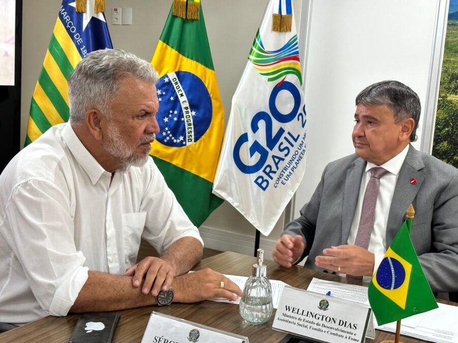 Senador Petecão agradece ministro Wellington Dias pela liberação de R$ 960 mil para Assis Brasil e discute medidas contra a seca no Acre