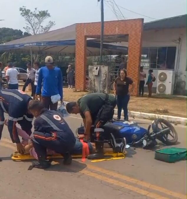 Acidente de trânsito ao lado de hospital em Sena Madureira reacende debate sobre falta de sinalização