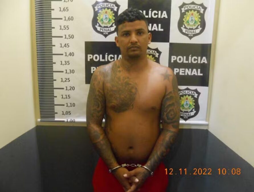 Detento recapturado em Rio Branco após fuga do complexo prisional; três ainda estão foragidos