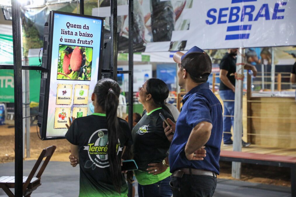 Sebrae estimula competências empreendedoras através de jogos interativos durante a ExpoSena 2024
