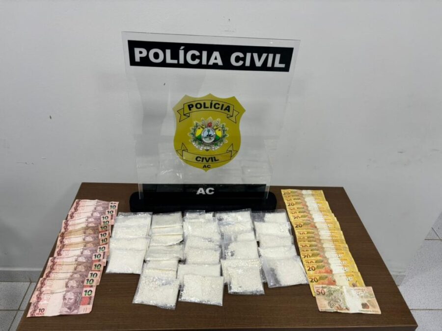 Polícias Civil e Militar em Manoel Urbano prendem um dos principais distribuidores de drogas da região