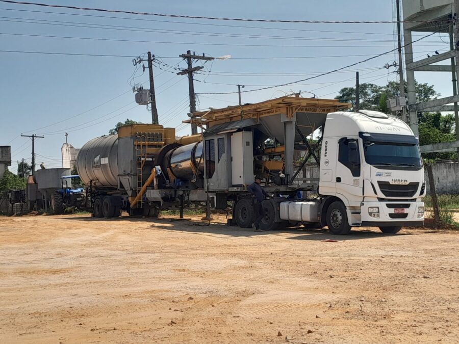 Usina de Asfalto retorna a Sena Madureira após eleições e procedimentos do MPAC