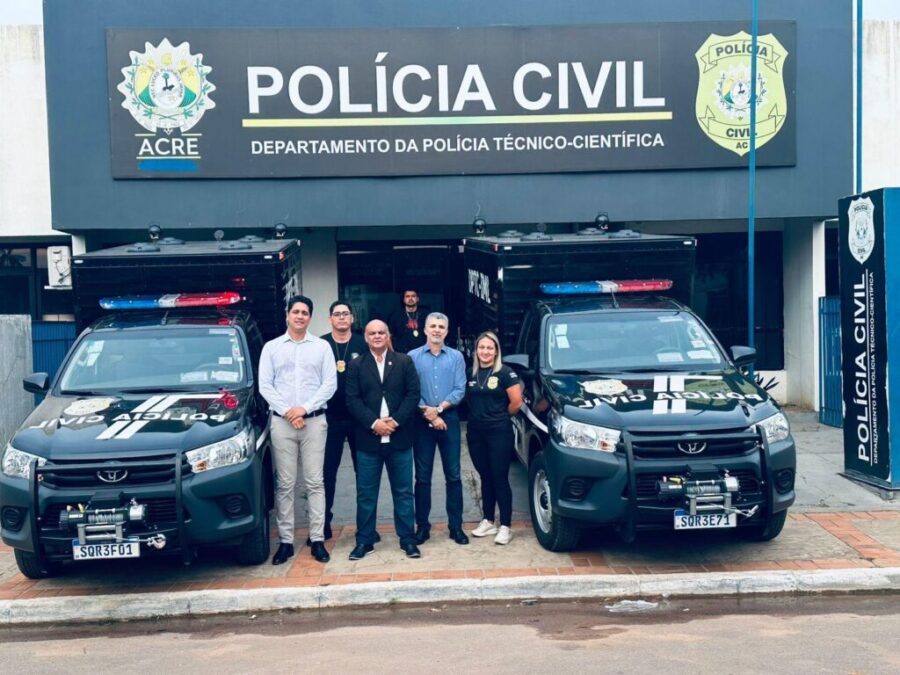 Polícia Civil do Acre reforça frota com novos veículos entregues pelo governo