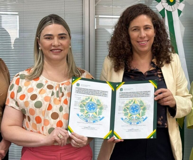 Estado e União formalizam cooperação técnica que garante vagas no serviço público para mulheres vítimas de violência