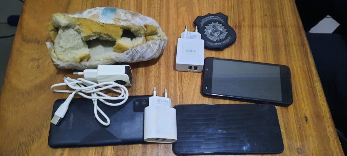 Polícia Penal frustra tentativa de enviar celulares para presídio de Sena Madureira
