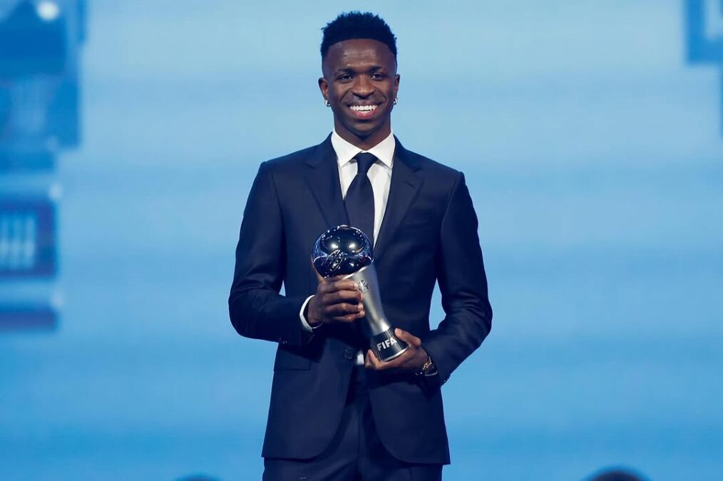 Vinícius Júnior é eleito melhor jogador do mundo pela Fifa em 2024
