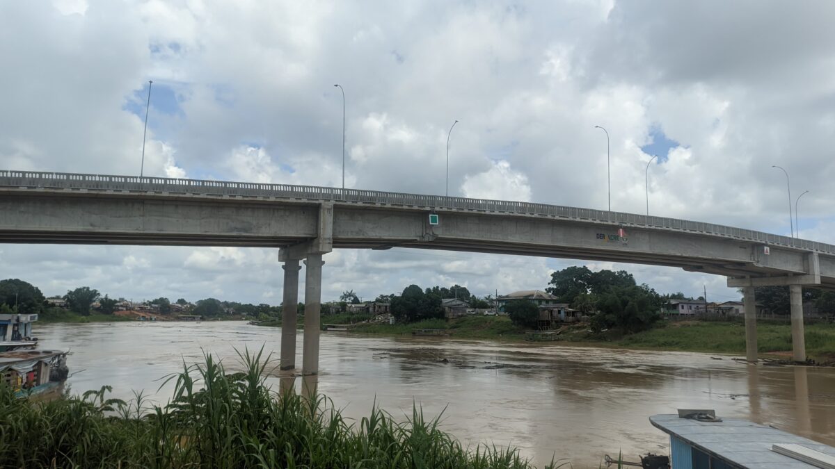 Nível do Rio Iaco em Sena Madureira sobe 67 cm e chega a 10,83 metros