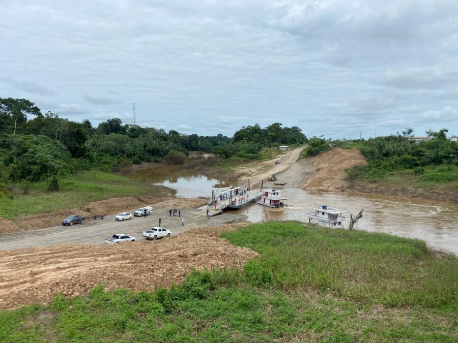 Transporte de segunda balsa extra para o Rio Caeté está em andamento e deve ser concluído em 15 dias