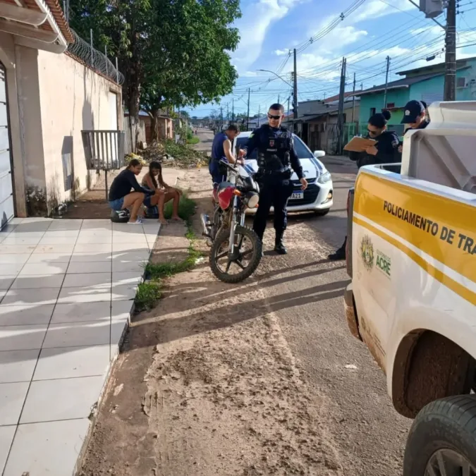 8º Batalhão da PMAC intensifica fiscalizações de trânsito em Sena Madureira