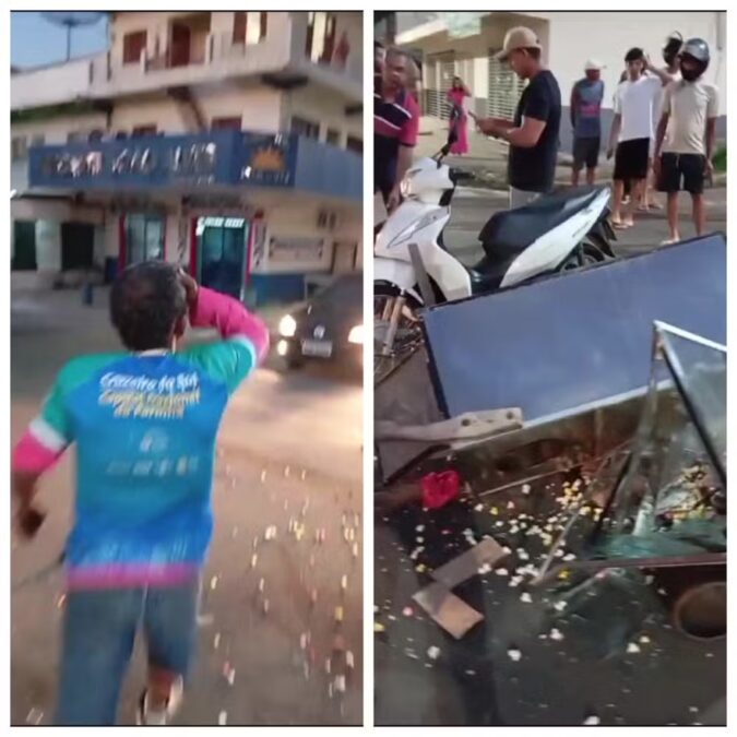 Carrinho de pipoca é destruído em acidente e comoção mobiliza Cruzeiro do Sul