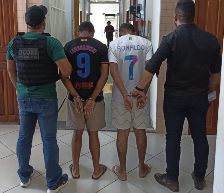 Polícia Civil prende dupla que roubou R$ 30 mil de idosos em Rio Branco
