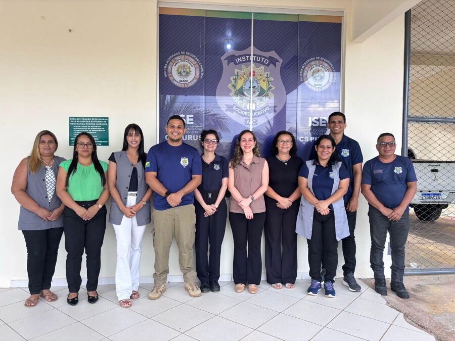 Centro Socioeducativo Purus recebe visita de gestores para alinhamento de ações e assistência aos novos técnicos