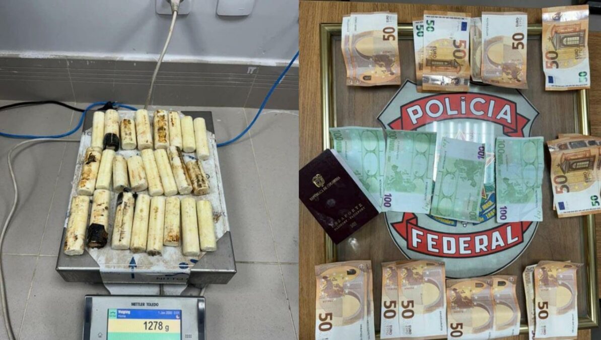 Colombiana é presa com cocaína escondida em malas no Aeroporto de Belém