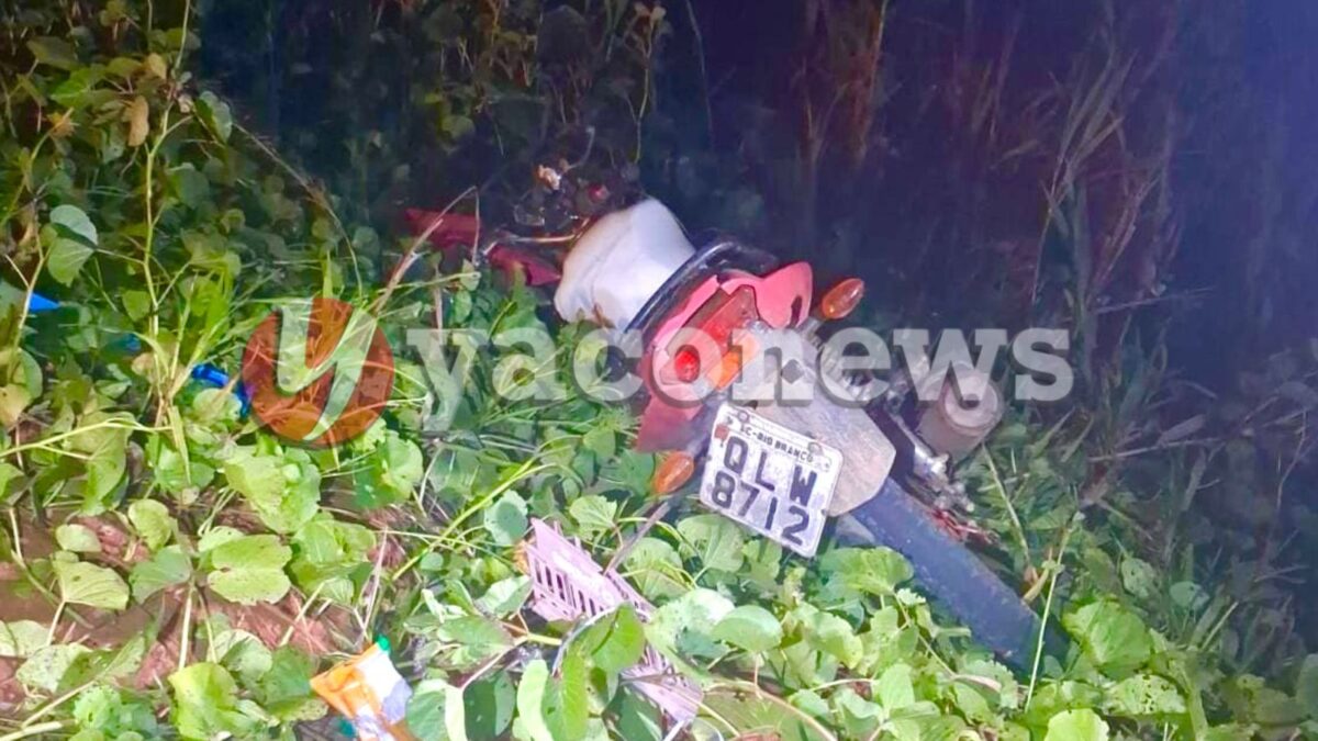 Vaca na pista provoca grave acidente na estrada Transacreana em Rio Branco