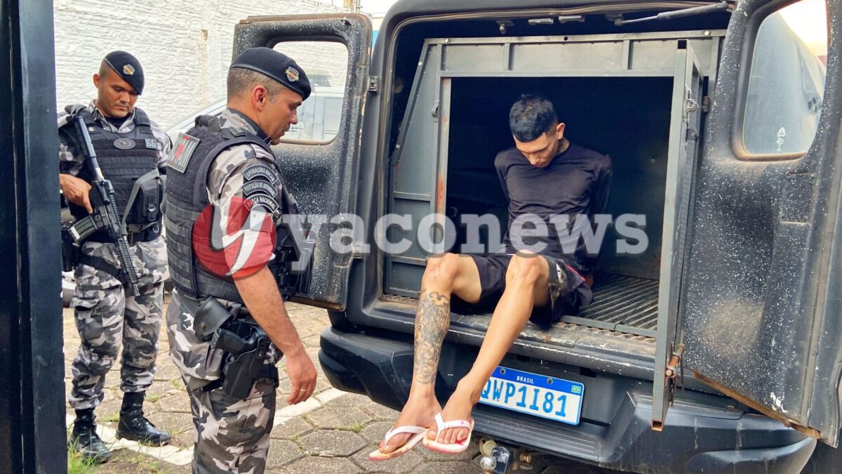 Forças de Segurança prendem foragido perigoso durante operação no centro de Rio Branco