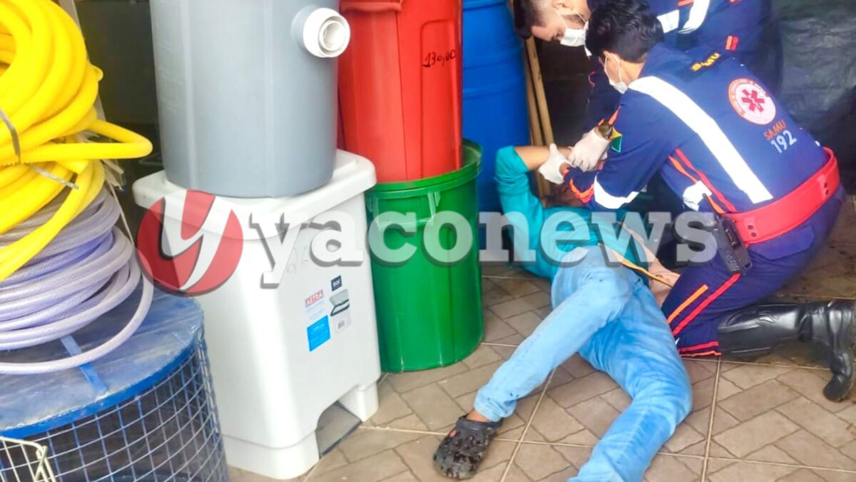 Motociclista perde controle de moto e colide contra muro em Rio Branco