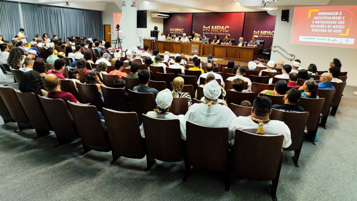 MPAC sedia evento da Federação das Religiões de Matriz Africana do Acre