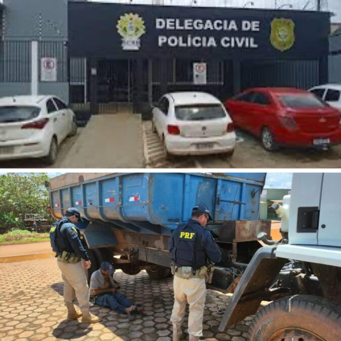 Polícia Civil do Acre e PRF recuperam caminhão roubado em Senador Guiomard