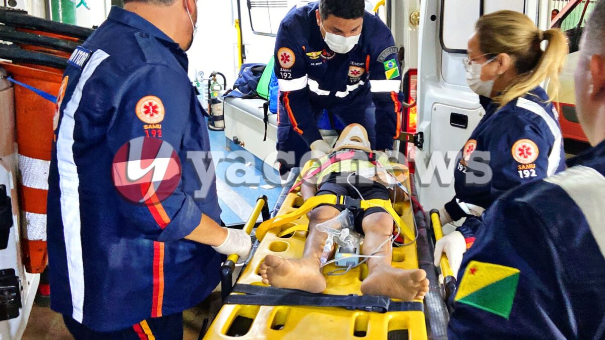 Criança de 7 anos colide com caminhão e sofre traumatismo craniano na Baixada da Sobral