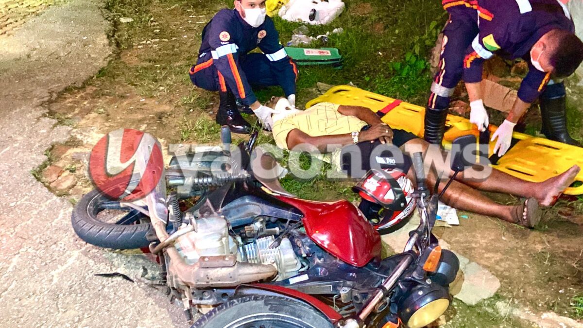 Colisão entre motos deixa dois homens feridos em Rio Branco
