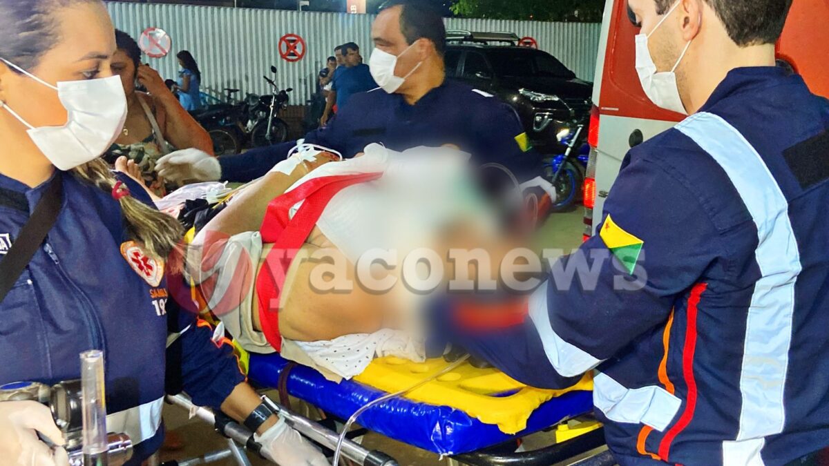 Buraco na pista causa queda de mãe e filha na Rodovia AC-10 em Rio Branco
