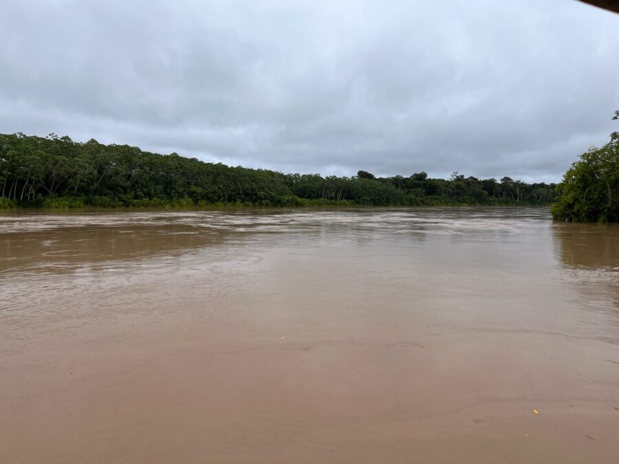 Nível do Rio Purus em Manoel Urbano aumenta 21 cm, mas está abaixo da Cota de Alerta