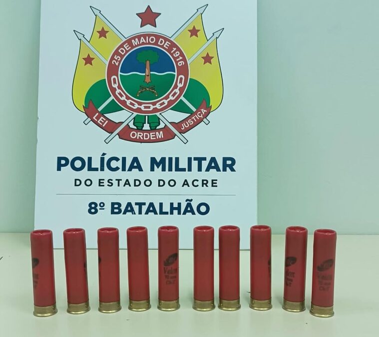 Homem é detido com munições irregulares em ramal rural de Sena Madureira