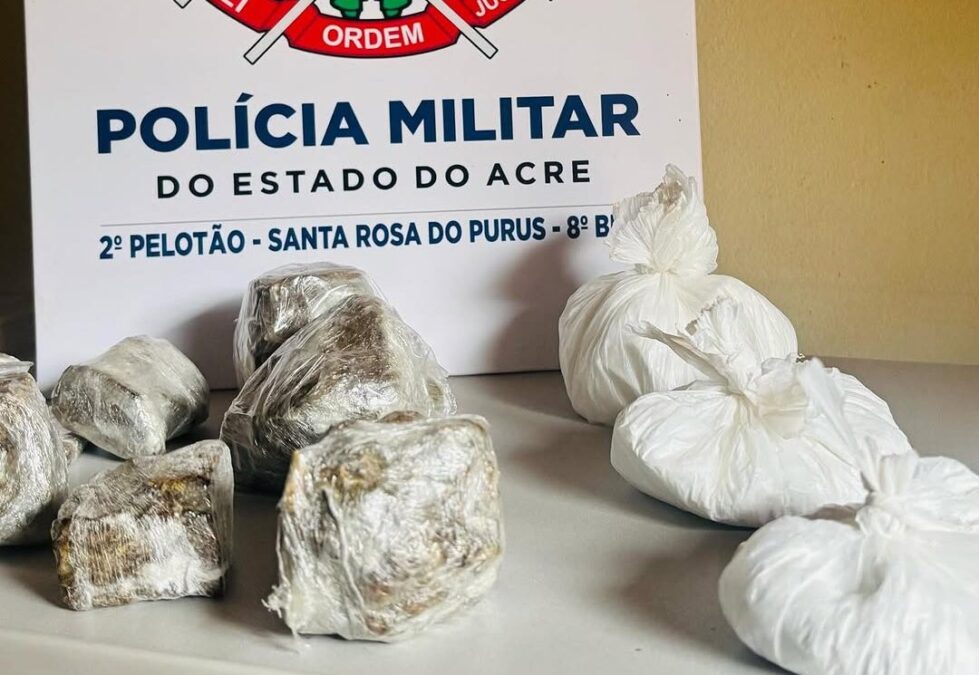 Polícia Militar prende duas mulheres por tráfico de drogas em operação no Rio Purus
