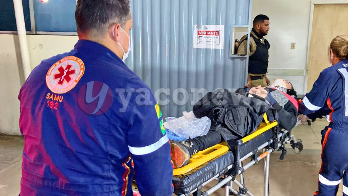 Colisão entre motos deixa 3 pessoas feridas na estrada do Aviário em Rio Branco