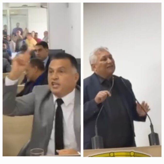 Tensão: Vereadores discutem e quase vão as vias de fato durante sessão na Câmara municipal da Capital