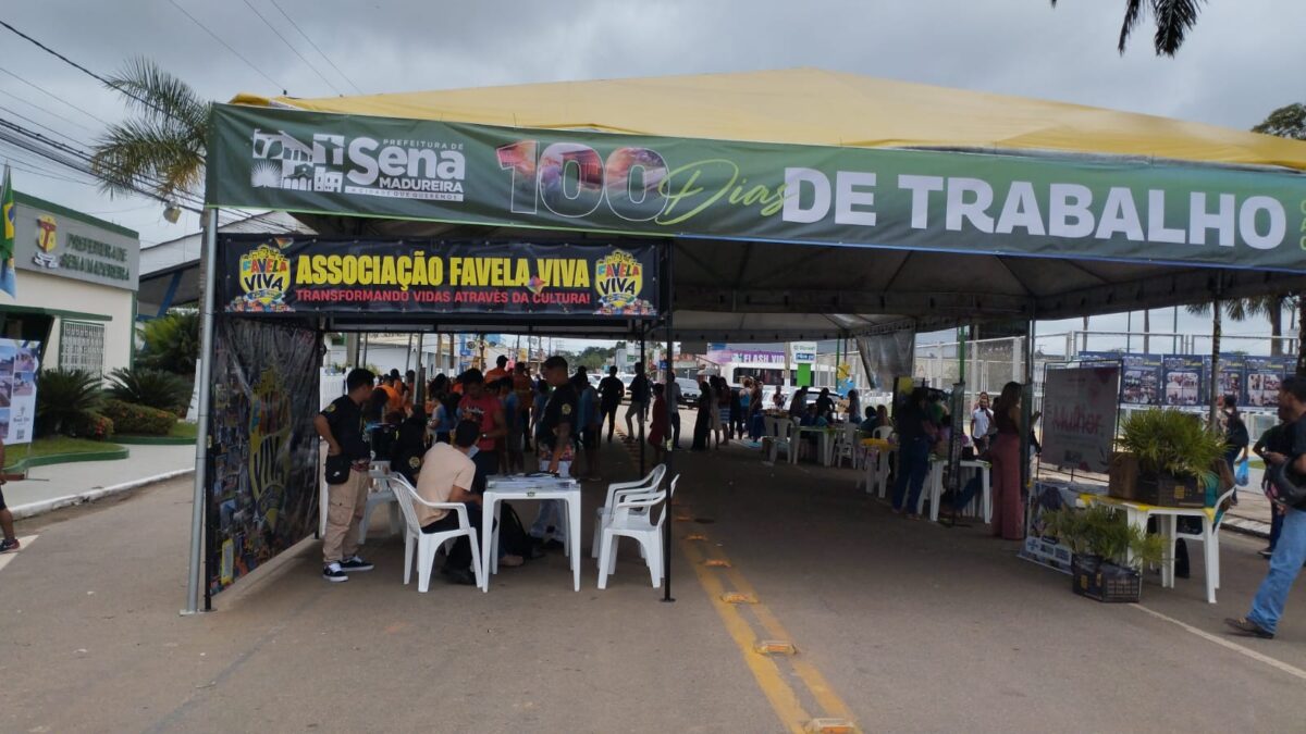 Prefeitura de Sena Madureira realiza ação “100 Dias de Gestão” com serviços e programação cultural para a comunidade