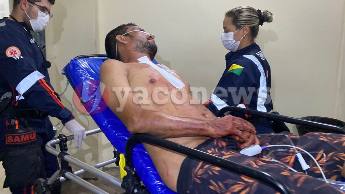 Morador em situação de rua é esfaqueado no peito após discussão envolvendo bebedeira no centro de Rio Branco