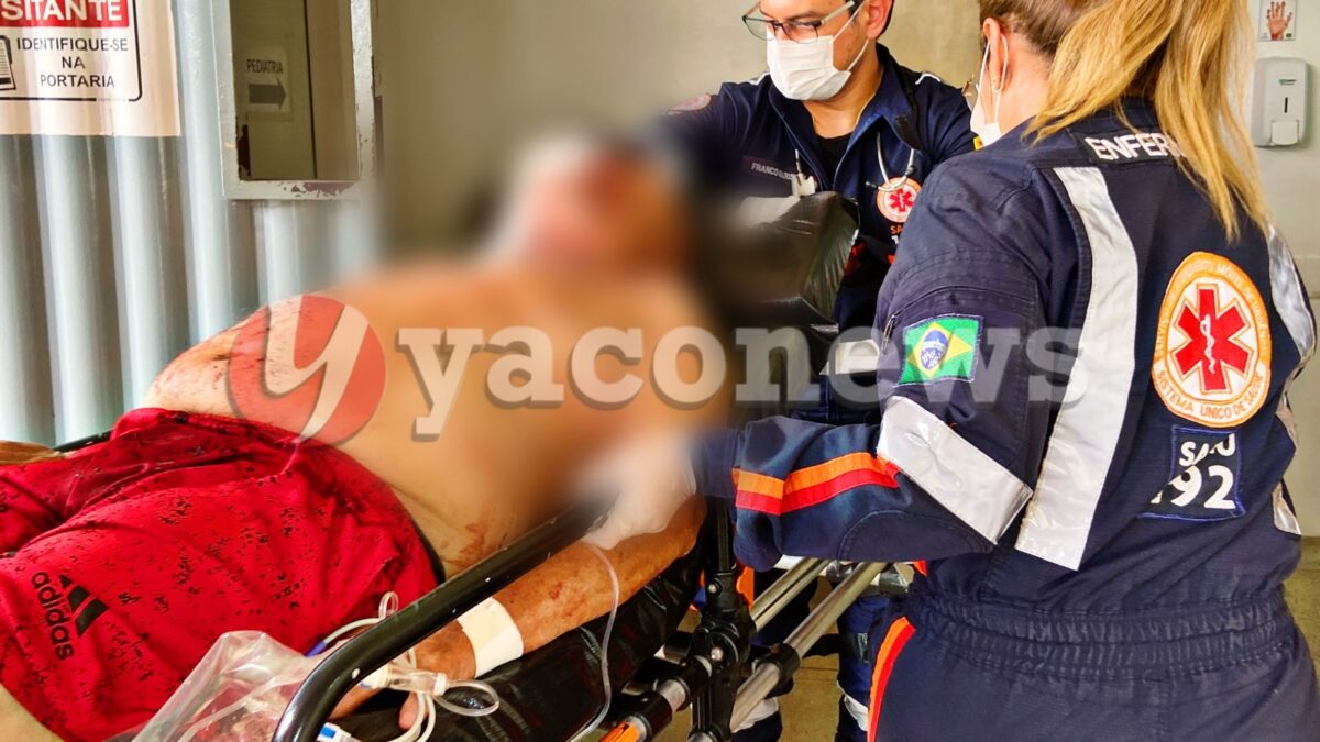 Goiano leva facada no pescoço e no olho após desentendimento com mulher em bairro da parte alta de Rio Branco
