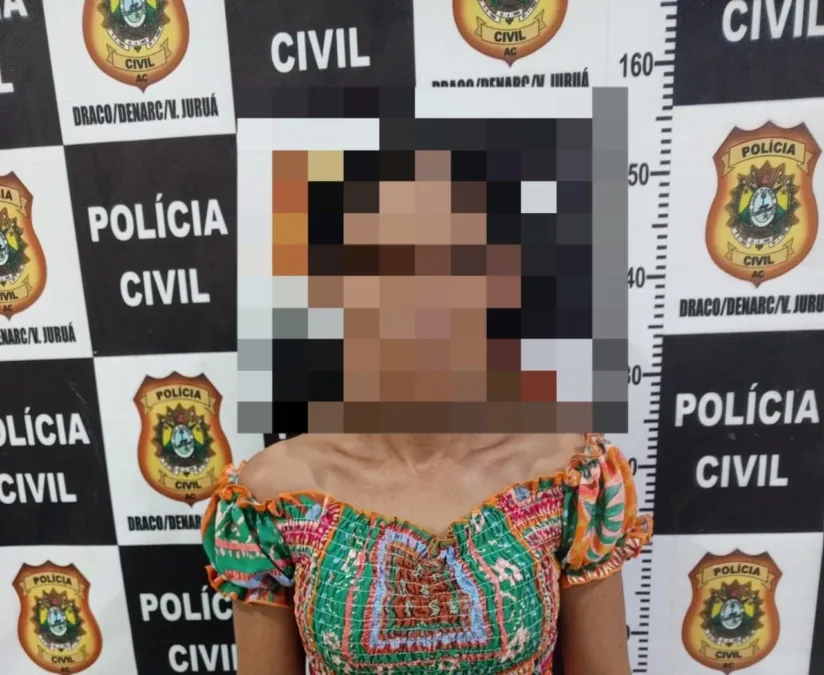Mulher condenada a sete anos por tráfico é presa pela Polícia Civil em Rio Branco