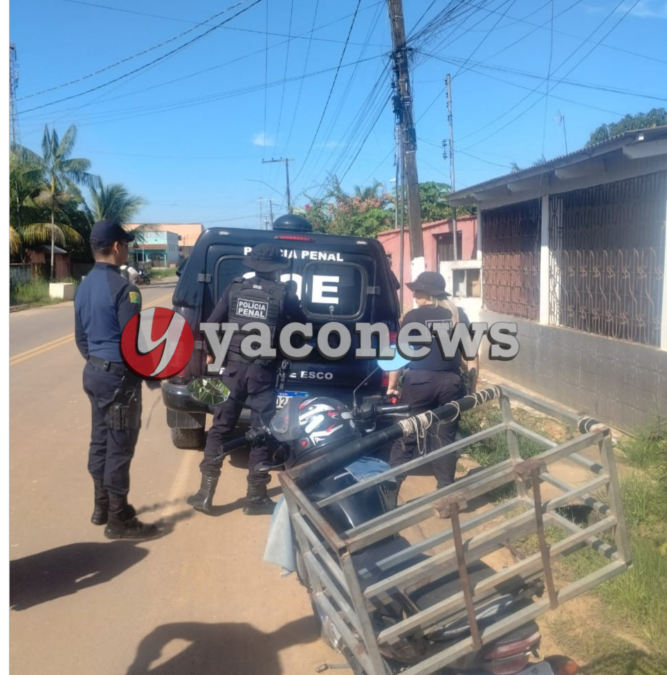 Em Sena Madureira, ação conjunta da Polícia Penal e PM prende mulher que violou monitoramento