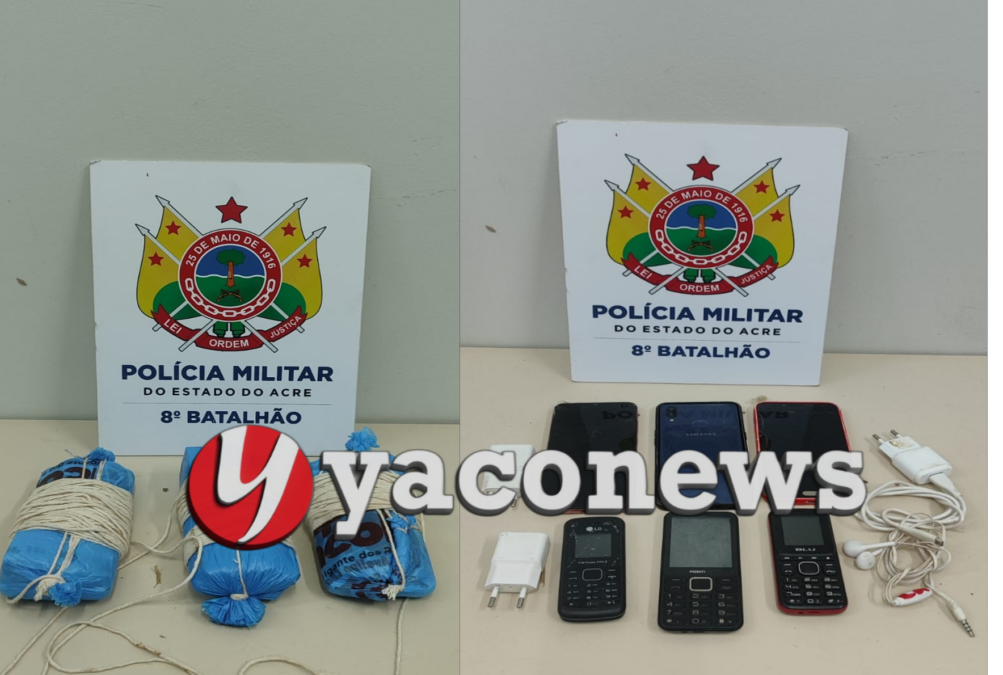 Dupla é presa tentando enviar celulares para detentos em Sena Madureira