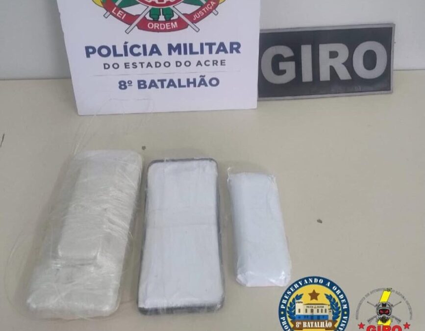 Homem é detido em Sena Madureira com cinco celulares embalados para arremesso ao presídio