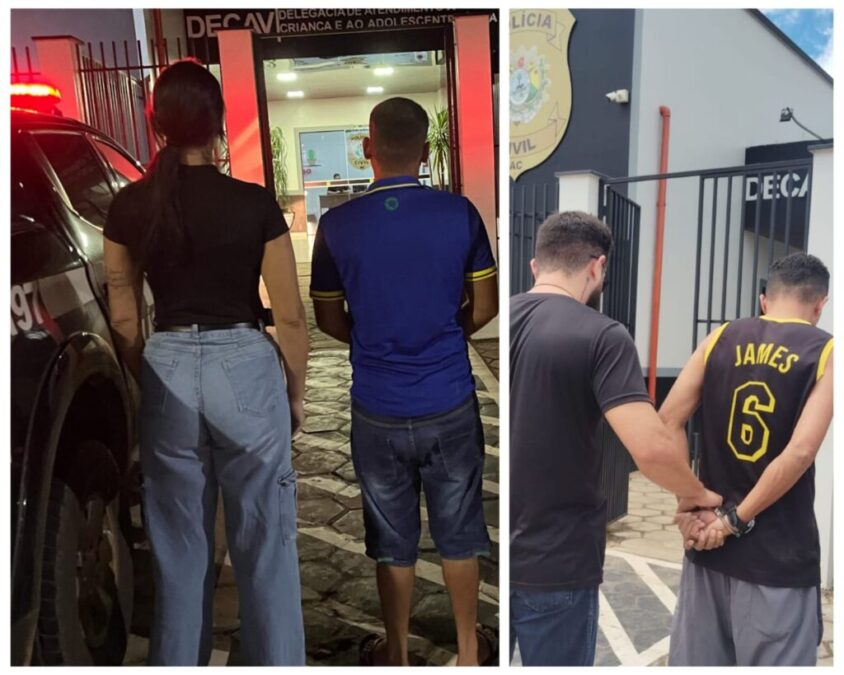 Polícia Civil do Acre prende dois homens por violência doméstica em Rio Branco