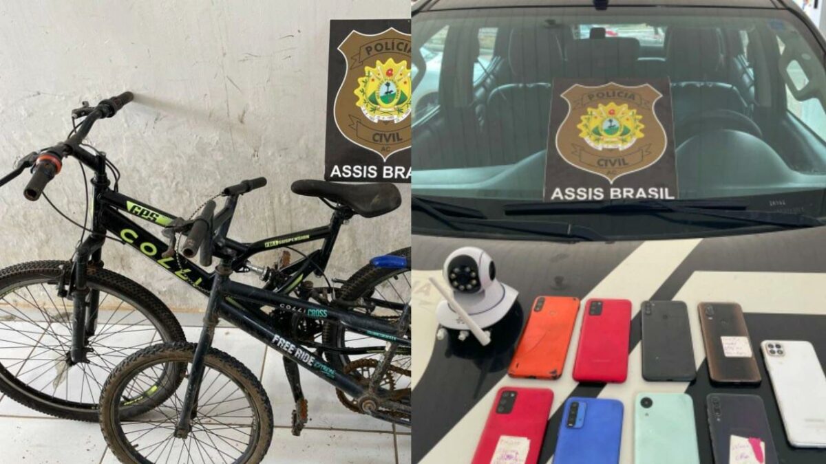 Polícia Civil age rápido e recupera itens furtados de loja em Assis Brasil